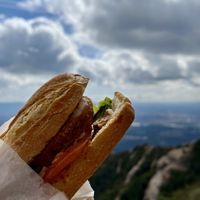 Crispy chicken sandwich   at Pans & Company - Rambla de Canaletes in Barcelona