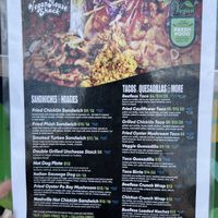   at Vegan House Shack Kitchen @ Planted by Faith in Greenville