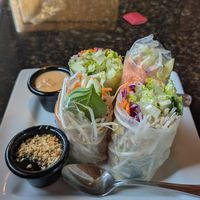 Basil Spring Rolls at Krua Thai Cuisine in Kailua Kona