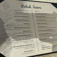 Great vegan menu  at Delish Sisters in Clemson