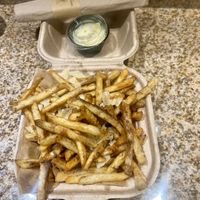 Truffle fries  at Delish Sisters in Clemson