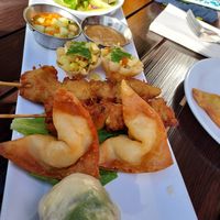 Appetizer sampler at Plumeria in San Diego