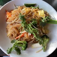 PadThai with veggies, a little spicy at Plumeria in San Diego