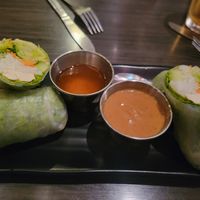 Fresh spring rolls at Plumeria in San Diego