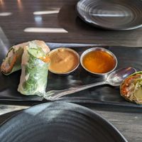 Fresh spring rolls at Plumeria in San Diego