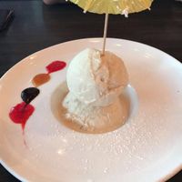 Vegan vanilla ice cream  at Plumeria in San Diego