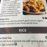 One of the items served. at Plumeria in San Diego