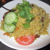 Pineapple fried rice at Plumeria in San Diego