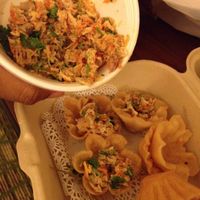 vegan Tuna Flower Cups at Plumeria in San Diego