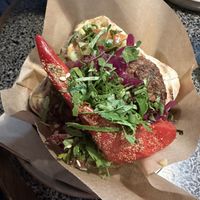   at Space Falafel in Riga