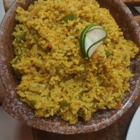 Rice with veggies at El Shamuskiao in Havana