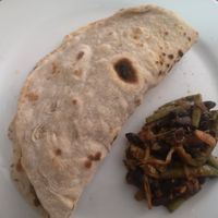 Veggie taco at El Shamuskiao in Havana