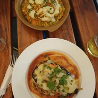 & veg paella at El Shamuskiao in Havana