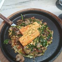 Tofu okonimyaki at Gaijin in Chicago