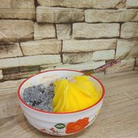 Mango mochi icecream at Ci Hong Vegetarian 慈鴻素食 in New Taipei City