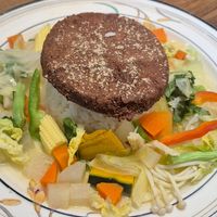 Vegetarian steak rice at Ci Hong Vegetarian 慈鴻素食 in New Taipei City