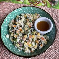 Vegan  salad  at Highland in Bohol