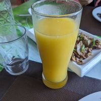 Yummy mango juice at Highland in Bohol
