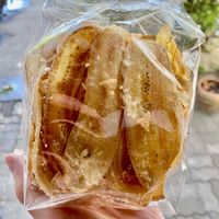 Fried bananas. at Aob Aun Vegan in Koh Samui