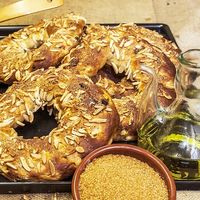 Spelt oil sweet bread at Forn Fortino in Barcelona