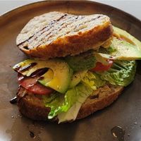 Avocado hummus sandwich at Ketilkaffi in Akureyri