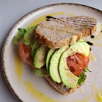 Hummus sandwich at Ketilkaffi in Akureyri