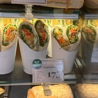 Falafel wrap    at So! Coffee in Bucharest