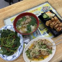 4 dishes   at Modern Vegetarian in Taichung