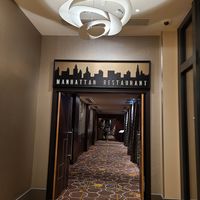 Restaurant entrance at Disney's Hotel New York – The Art of Marvel in Chessy