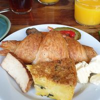 The best vegan croissant! at Bistro Bardot in Berlin