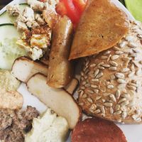 Vegan breakfast  at Bistro Bardot in Berlin