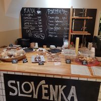 desk at Slovenka in Maribor