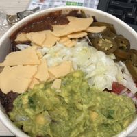 Asado bowl with extra guacamole and cheese  at Mexicana - Shop Time Petah Tikva - מקסיקנה  in Petah Tikva
