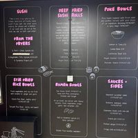 Menu! July ‘24  at Sooshi Sushi in Whitstable