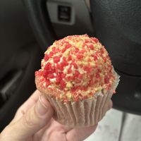 Strawberry crunch cupcakees  at Vegan East - 34th Ave S in Minneapolis