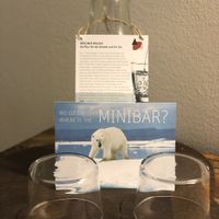 Smart. And thanks for having English translation on the back! at Almodovar Hotel in Berlin