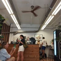 Inside at Mistral Coffee House in Mallorca