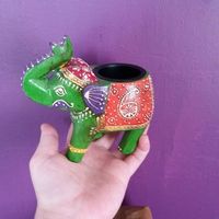 Elephant candle holder. at A World of Difference in Alnwick