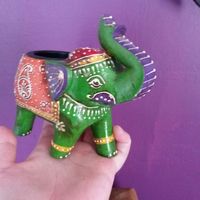 Elephant candle holder. at A World of Difference in Alnwick