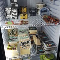 Fridge section at A World of Difference in Alnwick