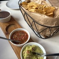 Nachos (without queso)  at La Muñeca in Nazare