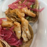 No chichen tacos  at La Muñeca in Nazare