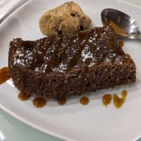 Brownie chocolate Vegan at La Muñeca in Nazare
