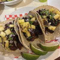 Al pastor vegan  at La Muñeca in Nazare