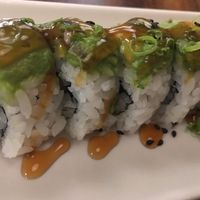 Vegan sushi! at Aonami Sushi in Chico