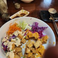 Jeanie bowl 🍜 at Aonami Sushi in Chico