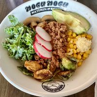 Vegan Tokyo Mazemen — before stirring   at Mogumogu in Los Angeles