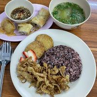 This was from the buffet and cost 80 baht  at Maruaypawdee Restaurant - ร้านมารวยพอดี อาหารเจ in Nong Khai