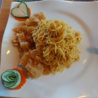 Noodle salad at Saung Kitchen in Chiang Mai