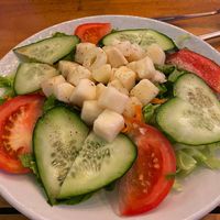 Ensalada de palmitos at Soda Mima in La Fortuna